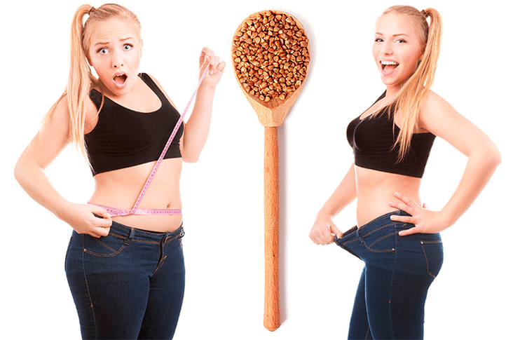Diet buckwheat for weight loss