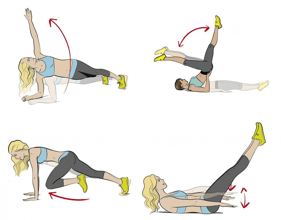 Exercises for weight loss of abdomen and side